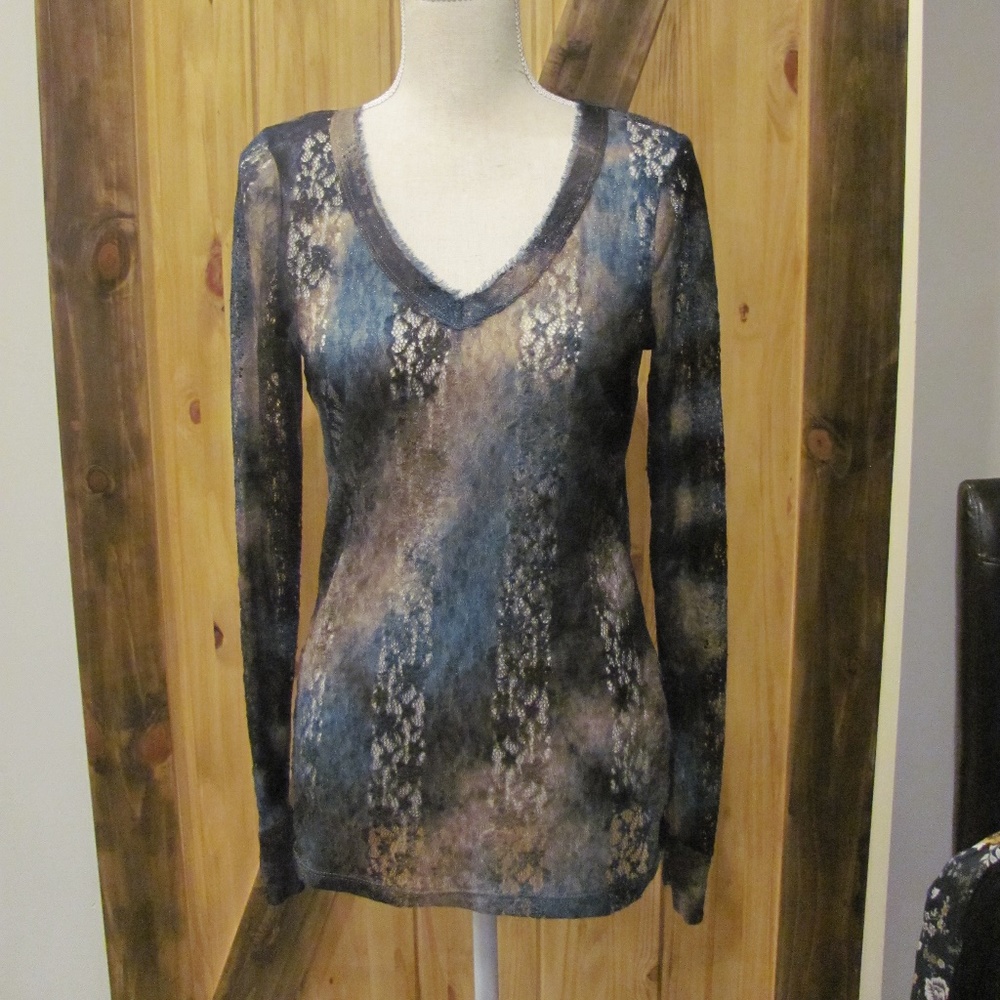 BKE Lace Long Sleeve